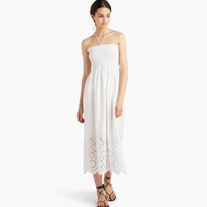 Hill House Home Lucy Nap Dress in White Broderie Anglais